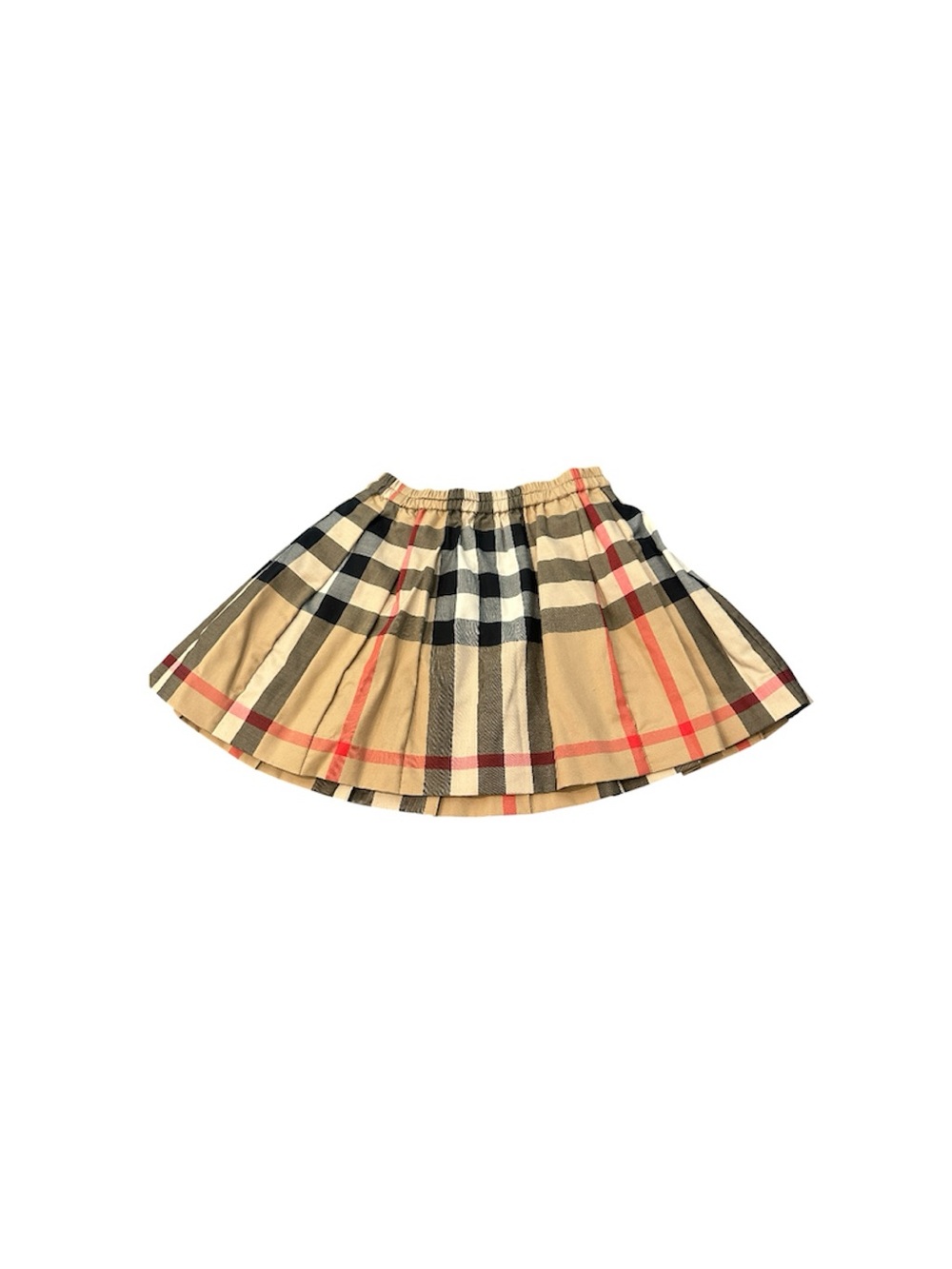 Burberry Kids Classic Plaid Cotton Pleated Mini Skirt Size 2Y Luxury Designer